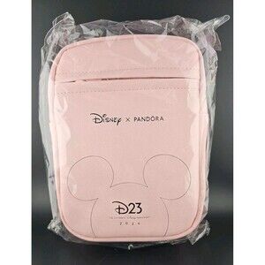 2024 D23 Expo Pandora Exclusive Pink Crossbody Sling Bag Purse Disney, NOS